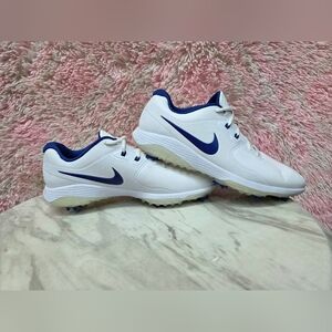 Nike Vapor Pro Leather Low Top Lace Up Golf Shoes - White, size 14"